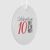 10 jaar geweldige.ai ornament (voorkant)