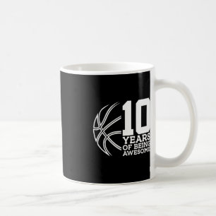 10 JAAR GEWELDIGE BASKETBAL 10E VERJAARDAG KOFFIEMOK