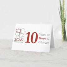 10 jaar Jubileum Notecard