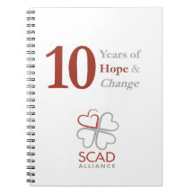 10 jaar Jubileum SCAD Alliance notitieboek