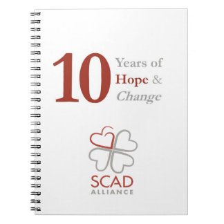 10 jaar Jubileum SCAD Alliance notitieboek