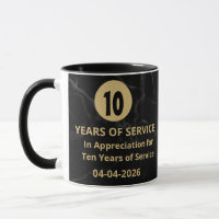 10 jaar Jubileum voor werk | Personeelswaardering