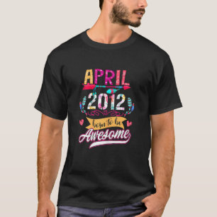 10 jaar oud april 2012 10 te Geweldige T-shirt
