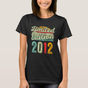 10 jaar oud maart 2012 10e verjaardag t-shirt