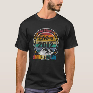 10 Jaar Oud Mei 2012 10e Verjaardag T-shirt