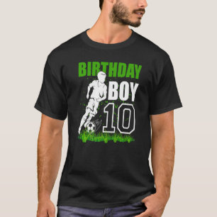 10 jaar oud Voetgangersfeest Thema 10e voor T-shirt