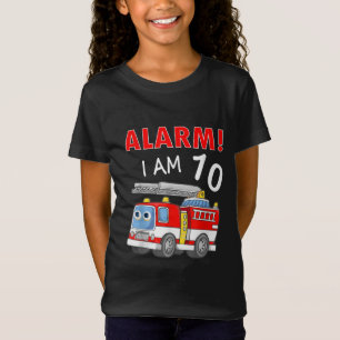 10 jaar oude 10e verjaardag van de brandweervrouw t-shirt