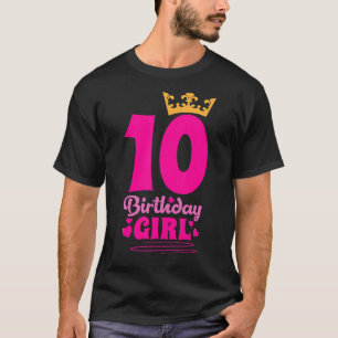 10 jaar oude cadeautjes 10e verjaardag Tiener Kind T-shirt