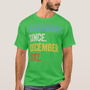 10 jaar oude legendary sinds december 2012 10e bi t-shirt