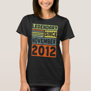 10 jaar oude legendary sinds november 2012 10e bi t-shirt