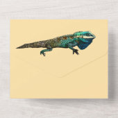 10 jaar oude Reptile Park Verjaardag All In One Uitnodiging (Achterkant)