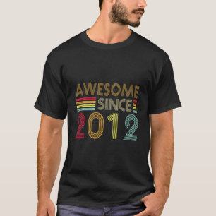 10 jaar oude Retro Geweldige 2012 Limited Editon 1 T-shirt