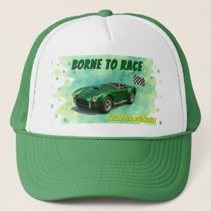 10 Jaar Oude Verjaardag Party Green Racing Car Trucker Pet