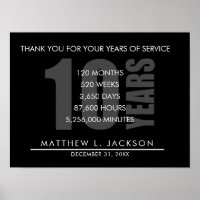 10 jaar pensioen of waardering van de werknemer ca