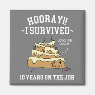 10 jaar service overleden 10 jaar werk magneet