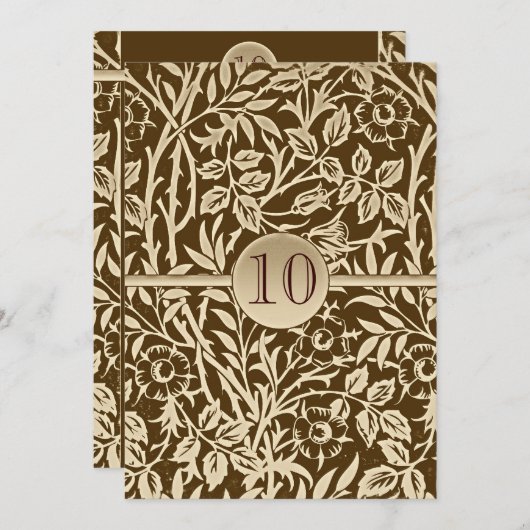 10 jaar uitnodiging tot  ontwerp (Voorkant / Achterkant)