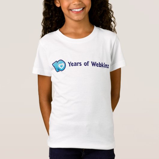 10 jaar Webkinz-Logo T-shirt (Voorkant)