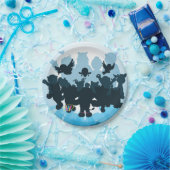 10 jaar Webkinz Silhouette Papieren Bordje (Feest)