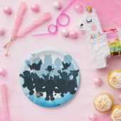 10 jaar Webkinz Silhouette Papieren Bordje (Feest)