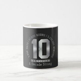 10-jarig jubileum mijlpaal - Een decennium sterk Koffiemok