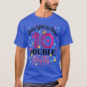 10-jarige verjaardag geeft zijn meisje 10 dollar t-shirt