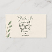 10 Jours d'écriture Verse Cartes | Matthieu 5:3 (Devant)