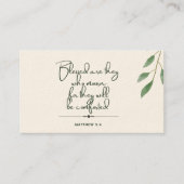 10 Jours d'écriture Verse Cartes | Matthieu 5:4 (Devant)