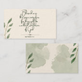 10 Jours d'écriture Verse Cartes | Matthieu 5:9 (Devant / Derrière)