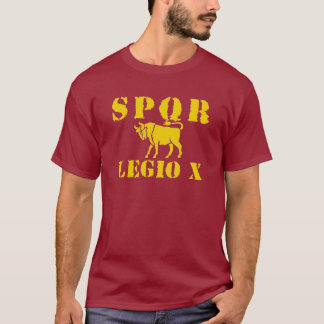 10 Julius Caesar's beroemde 10e Romeinse leeuwenka T-shirt