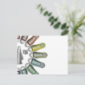 10 Klassieke Sneakers Briefkaart (Staand voorkant)