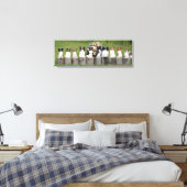 10 Kleine Papillons Canvas Afdruk (Insitu (Slaapkamer))