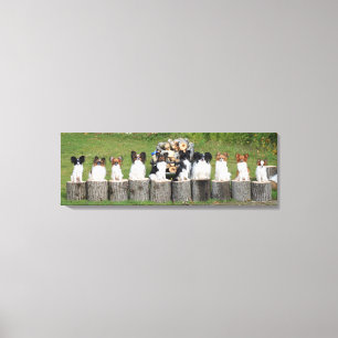 10 Kleine Papillons Canvas Afdruk