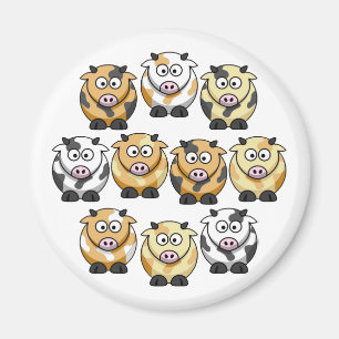 10 Koe ronde magneet