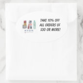 10% korting op Brochure Labels (Tas)