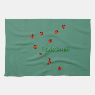 10 ladybugs theedoek