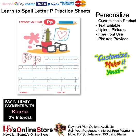 10 Learn To Spell Letter P Teacher Home Schooling