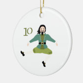 10 Leidingsnoeren Keramisch Ornament (Links)