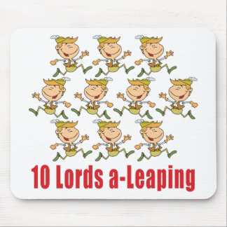 10 Lords a-Leaping Mousepad Muismat