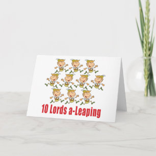 10 Lords a-springende Kaart