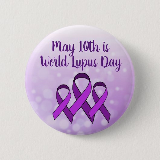 10 mei is Lupus Awareness Day Button (Voorkant)