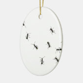 10 mieren keramisch ornament (Links)