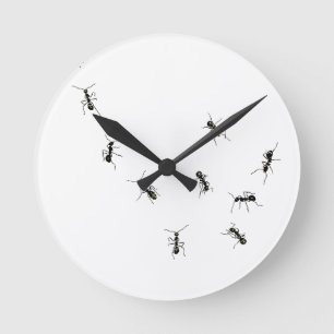 10 mieren ronde klok