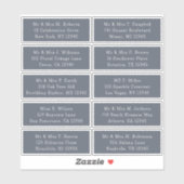 10 Naam persoonlijke gast Adres Weddenschap partij Sticker (Vel)