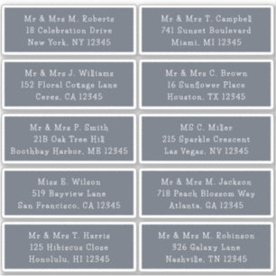 10 Naam persoonlijke gast Adres Weddenschap partij Sticker