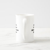10 oz Bone China Custom Mok Voeg foto's toe van Za (Achterkant)