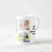 10 oz Bone China Custom Mug Ajouter Photos Par Zaz (Devant droit)