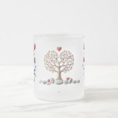 10 oz Frosted Glass gepersonaliseerde mok (Center)