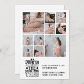 10 Photo Arbre de Noël Grossesse Faire-part (Devant / Derrière)