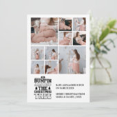 10 Photo Arbre de Noël Grossesse Faire-part (Debout devant)