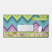 10 Photo Colorful ZigZag Personnalisé (Clavier et souris)